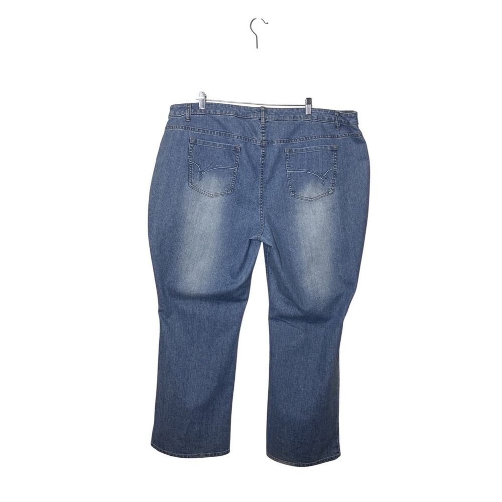 Vintage Y2K Fashion Bug Women's Plus Size 24W Light Wash Straight Leg DenimJean - Picture 2 of 9